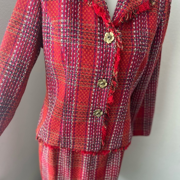 Vintage Santa Fe Tweed Skirt Suit - Picture 4 of 11